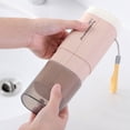 thumbnail image 2 of Toothbrush Storage Box Travel Wash Cup Cartoon Creativity Suitable for Children to Use Toothbrush Cup Pink, 2 of 5
