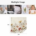 thumbnail image 4 of Farmhouse Botanical Cloth Napkins, Pastoral Summer Spring Floral Washable and Reusable Dinner Napkins Set of 4, Table Napkin for Kitchen Party Birthday Wedding Hotel Housewarming 20"x20", 4 of 8