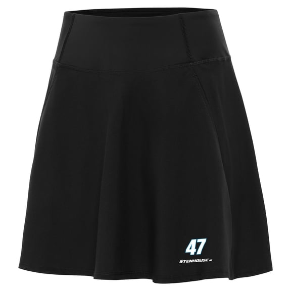 Women's Antigua  Black Ricky Stenhouse Jr. Chip Skort