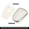 thumbnail image 4 of Car Key Fob Cover 5 Button Remote Key Fob Case TPU Button Full Protector Cover for White for Cadillac XT5 2017-2020, 4 of 6