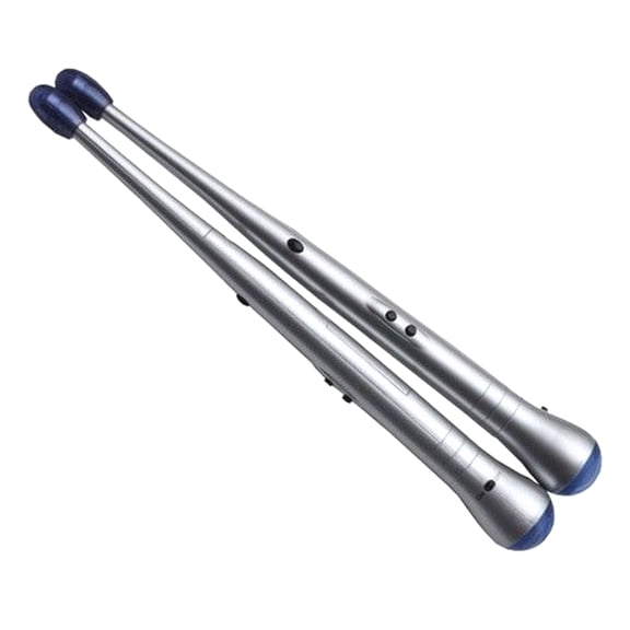 Bulk Buys OC872 Digital Air Drumsticks - Black, Blue, Silver Child