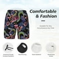 thumbnail image 5 of Fotbe Snake And Flower Men’s Swim Trunks Quick Dry Swim Shorts Board Shorts with Mesh Lining-XX-Large, 5 of 9