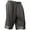 Charcoal, variant on Ma Croix Mens Heavy Mesh Shorts with Zipper Pockets Basketball Elastic Gym Athletic Sportwear