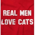 thumbnail image 2 of Real Men Love Cats Funny Pet Owners Hoodie Sweatshirt Women Men Brisco Brands S, 2 of 6