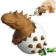 thumbnail image 5 of Durable perro juguetes dinosaurio perro cepillo de juguetes interactivos mascotas dentición juguetes perro Marrón Zulema masticar juguetes dientes, 5 of 8