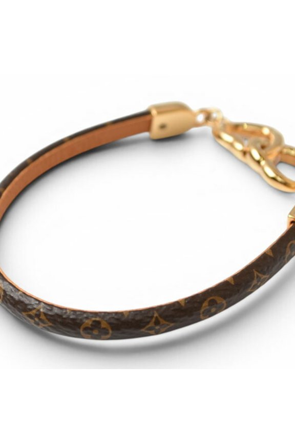 Pre-Owned Louis Vuitton Bangle/Bracelet LOUIS VUITTON M6758 Bracelet Say Yes Monogram/Heart...