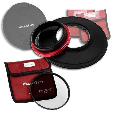 Fotodiox Pro WonderPana 145 Essentials Kit - 145mm Filter Holder Lens Cap and CPL Filter for the Panasonic Lumix G Vario 7-14mm f/4.0 Aspherical Lens (Micro Four Thirds Format)