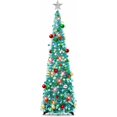 thumbnail image 1 of Fall Tree Home Decor Pop Up Tree with Lights & Timer & Modes Collapsible Tinsel Pencil Tree for Autumn Harvest Porch Thanksgiving Party Decorations Maple Leaves, 1 of 6