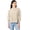 Oat, variant on Apparel 5523 Women's Camden Spliced Crew Neck Sweatshirt-Bone-XXL