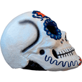 thumbnail image 5 of Adorno Calavera Sugar Skull Azul Decoración Día de Muertos Catrina, 5 of 5