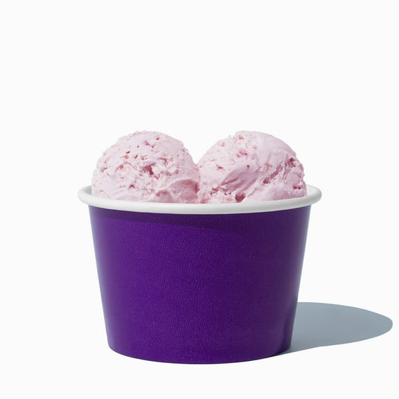 UNIQ 8 oz Purple Ice Cream Cups - 1000/Case