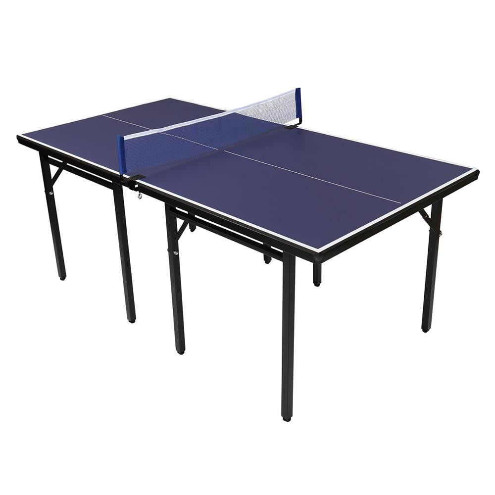 Donnay Indoor Outdoor Table Tennis Table Blue Full Size Folding Ping Pong 
