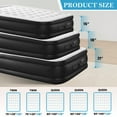 thumbnail image 5 of CONCETTA Twin Air Mattress, 18 Inches Adjustable with Built-in High Capacity Pump, 5 of 6