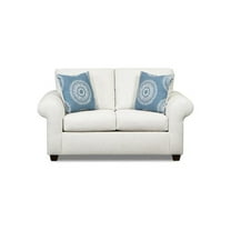 Neo Living NL725-BEIG-12-STST-LOVE Skylar Loveseat Sofa, Beige