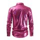 thumbnail image 4 of Playeras Oversize Hombre Camisa De Vestir Para Hombre Camisa Abotonada Con Cara Brillante Ropa Camiseta Con Solapa Con Cara Brillante Camisa, 4 of 9
