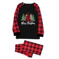 thumbnail image 1 of DPTALR Christmas Men Dad Printed Blouse Tops+Pants Family Matching Pajamas Set, 1 of 9