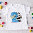 thumbnail image 3 of LNMQLPDBS Toddler Clothes for Boys Panda Pattern Printed Tees Short Sleeve Crewneck Sport T Shirts Baby Gifts for Boys Cute Tops for Kids Casual Summer Blouse for Beach Vacation White 12-18 Months, 3 of 4