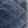 thumbnail image 6 of Home Soft Things Quilted Micromink 4 Piece Throw Pillow Cover Set - Dark Sapphire - 20" x 20", 6 of 6