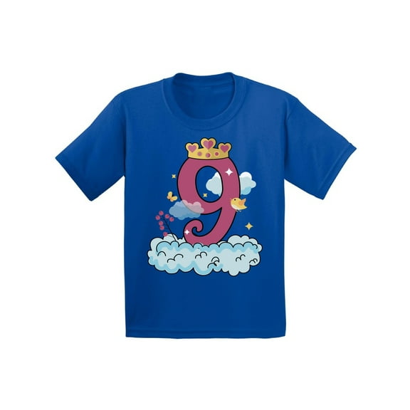 Awkward Styles 9th Birthday T-shirt Princess Kids T Shirts