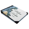 thumbnail image 1 of Darling Souvenir White Floral & Leaves Printed Wedding Guest Book Hardbound Cover Sign In Book Registry Scrapbook-7 x 9 Inches, 1 of 4