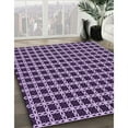 thumbnail image 3 of Ahgly Company Machine Washable Indoor Rectangle Transitional Dark Purple Area Rugs, 5' x 7', 3 of 7