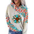 thumbnail image 4 of Sudadera Para Mujer Moda Sudaderas Con Capucha Sudaderas Manga Larga Otoño Camiseta Estampado Bolsillos Blusa Tops Odeerbi  ODB184676, 4 of 7