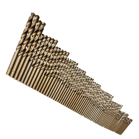 EGNMCR Cobalt Drill Bit 74Pcs Drills Co Steel Straight Shank 1-8mm Drill Bit Drill Bits