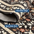 thumbnail image 5 of Scalloped Edge Floral Area Rug – Pastel Botanical Print, Vintage-Inspired Washable Carpet for Living Room, Bedroom, or Nursery, 5 of 11