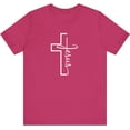 thumbnail image 3 of Christian Cross Jesus T-Shirt – Unisex Faith Tee | Religious Christian Apparel | Inspirational Jesus Shirt | Bible Tee, 3 of 27