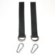 thumbnail image 1 of El kit de correas colgantes sostiene, correas extra largas de 5 pies con ganchos de mosquetón de bloqueo más seguro, perfecto para columpio de árbol y hamacas, perfecto para columpios, 1 of 5