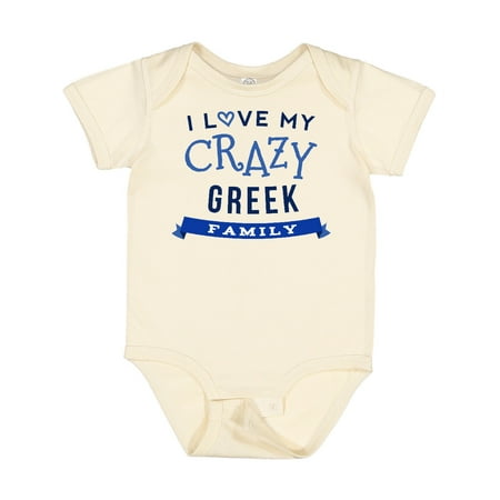 

Inktastic Greek Family Funny Gift Gift Baby Boy or Baby Girl Bodysuit