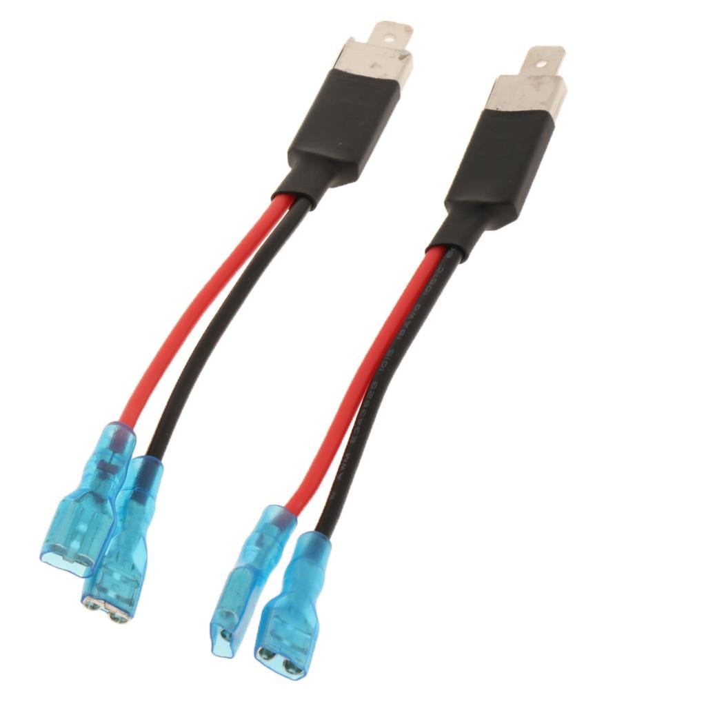 Bulbs Holder Adapter Sockets Single Converter Connecting Wiring Harness