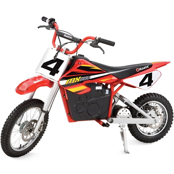 Open Box Razor Red Dirt Rocket High-Torque Electric Dirt Bike for Adult