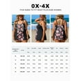 thumbnail image 5 of SHEWIN Woman Plus Bathing Suit One Piece Swim Dresses for Woman Tummy Control Swimm Suits with Pockets Floral 3X, 5 of 9