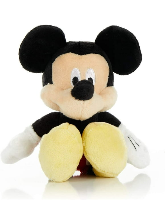 Disney Baby Mickey Mouse Stuffed Animal Plush Toy Mini Jingler, 6.5 inches
