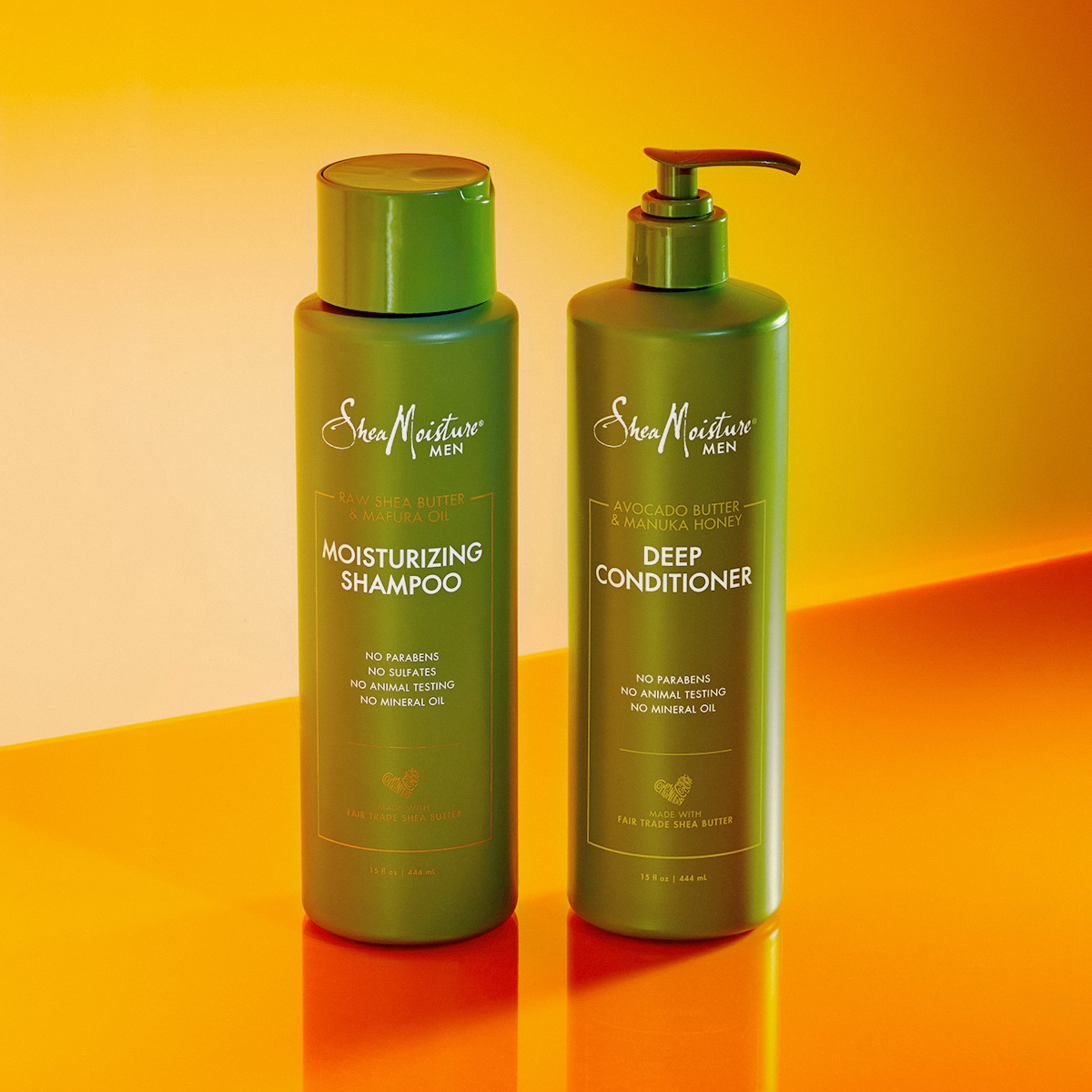 SheaMoisture Moisturizing Shampoo For Dry Hair Raw Shea Butter And Mafura Oil Sulfate Free Hydrating Shampoo ,15 oz