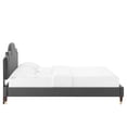 thumbnail image 4 of Modway Aviana Performance Velvet King Bed in Charcoal, 4 of 10