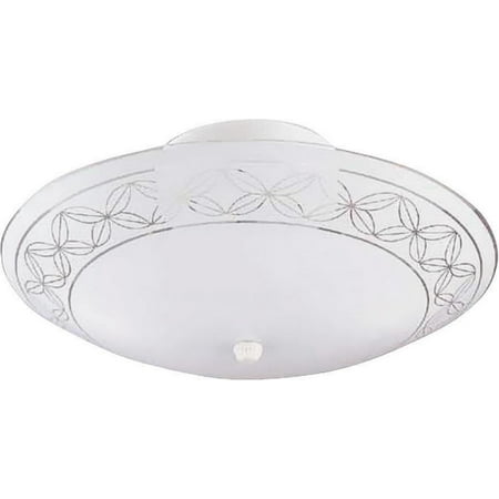 Semi Flush Lantern - Boston Harbor F98WH02-1204H3L 2 Light Semi Flush White Ceiling Fixture