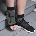 thumbnail image 5 of ZHAOCHENG Protector de tobillo deportivo de nailon de primera calidad para actividades al aire libre, talla S o M, 2 pares, 5 of 5
