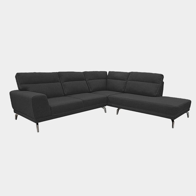 Sala Esquina Naomy Normal Curri Black - DC Inlab Muebles Modelo D