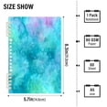 thumbnail image 3 of Wirebound Notebook Hardcover Spiral Notebooks Pastel Blue Dandelions, 60 Pages, 80 GSM, 5.7 x 8.3in, 3 of 7