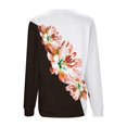thumbnail image 5 of VNKIDY Women's Sweatshirt Autumn Spring Oversized Rose Prints Pullover Long Sleeve Crewneck Loose Fit Sweatshirts For Cold Weather Classic Tops, 5 of 5