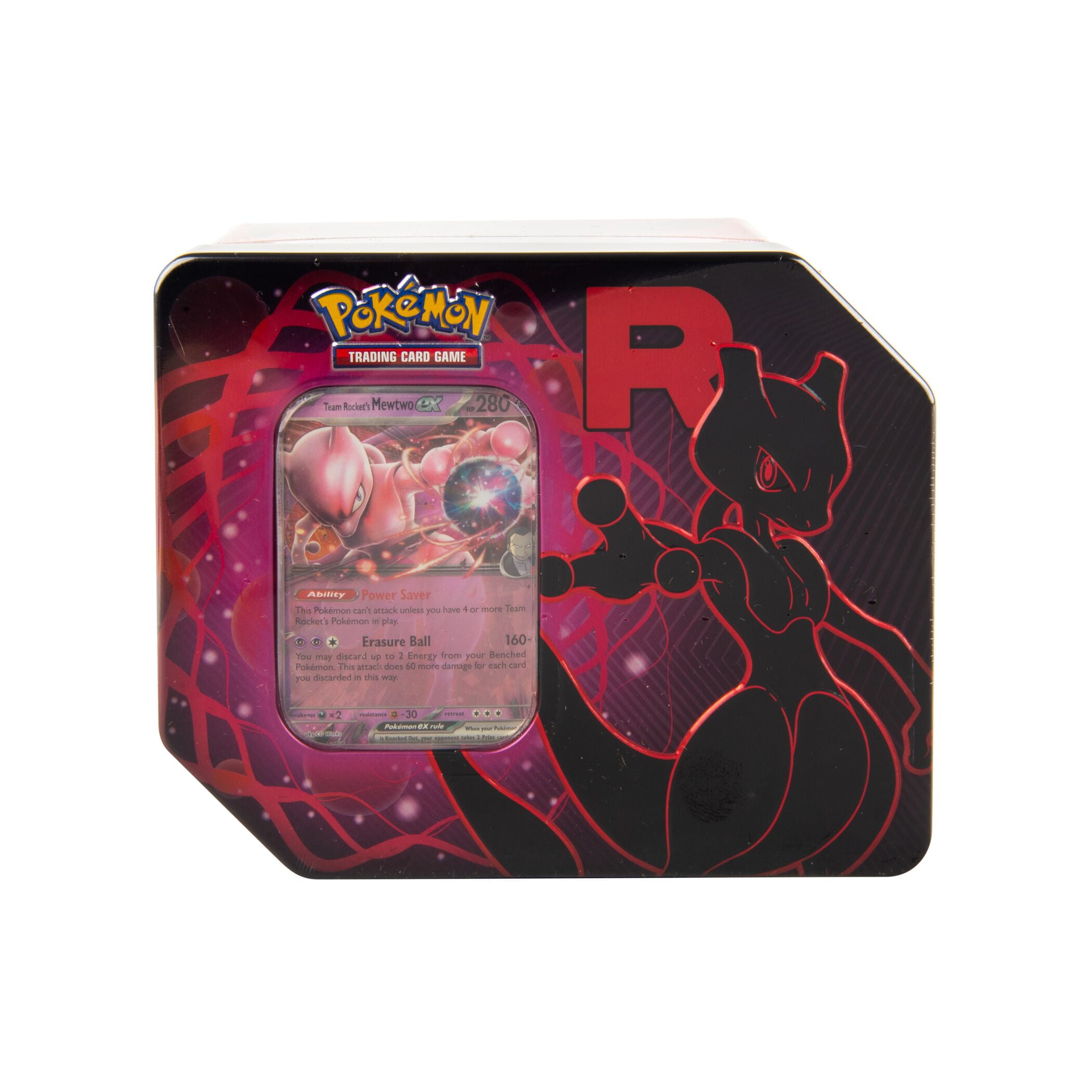 collectible pokemon trading card games fall team rocket tin Pokémon TCG Team Rocket Tin (Fall 2025) Mewtwo ex Promo main image 0