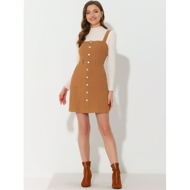 Vestidos con peto alto hotsell