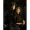 thumbnail image 3 of Abbott Handerson Thayer 19x24 Black Modern Framed Museum Art Print Titled - Brother and Sister (Mary and Gerald Thayer) (1889), 3 of 5