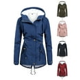 thumbnail image 2 of Gvmfive Women's Hooded Padded Jacket Fleece Line Coat, 2 of 4