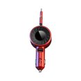 thumbnail image 2 of ddioayh Clearance 1.5m Cup Type Car Retractable Drag Three Usb Mobile Phone Three In Fast Charging Charger, 2 of 9