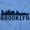 Carolina Blue, variant on Brooklyn NYC Skyline New York City NY Unisex Plus Fleece Graphic Hoodie Brisco Brands 3X
