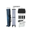 thumbnail image 5 of King Canopy Ares 10 ft x 10ft Instant Pop Up Canopy Bundle, 1.6 in. Hexagon Shaped Leg, Steel Frame, Black 500D Polyester Cover, 5 of 10