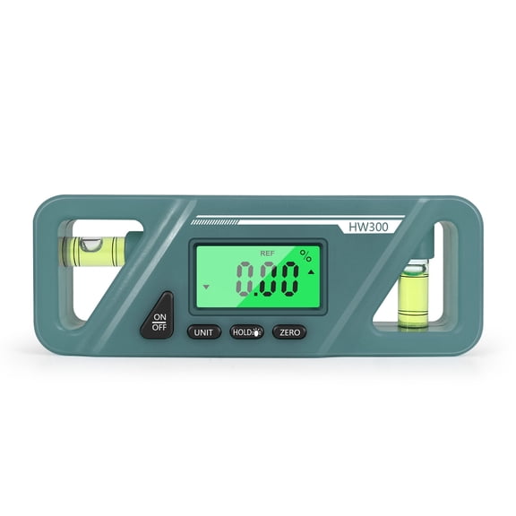Magnetic Digital Angle Meter Absolute and Relative Measurement Angle and Slope Conversion Inclinometer Versatile Clinometer LCD Display with Backlight